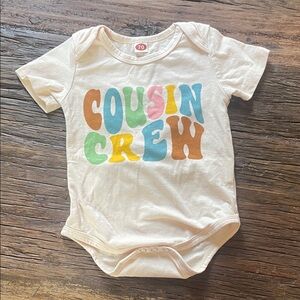 Amazon Kids Bodysuit - Cream with Multicolor Print